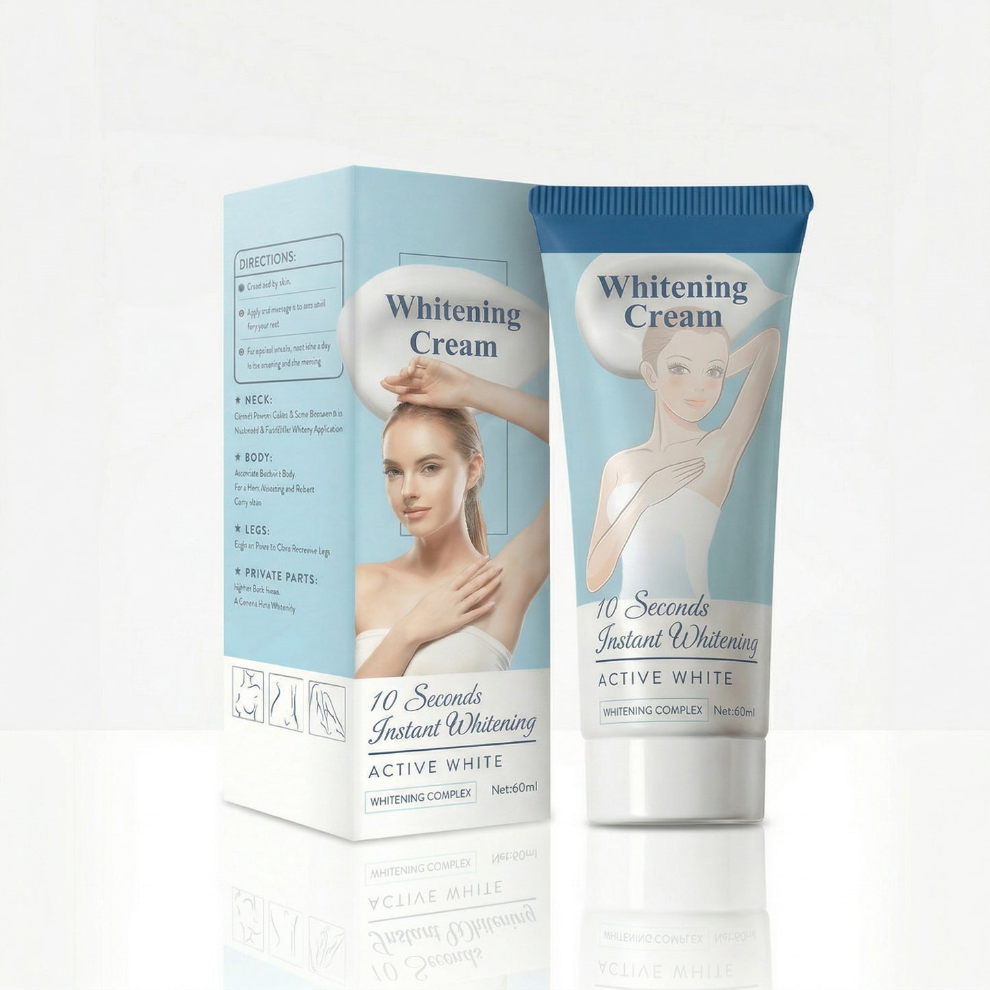✨ 10 Seconds Whitening Cream — Instant Brightening in 10 Seconds, Safe for Sensitive Areas