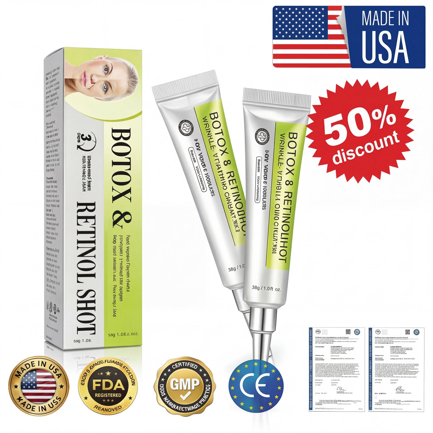 🔬Micro-Spicule Firming Cream —Visible Results in 3 Days, No Needles