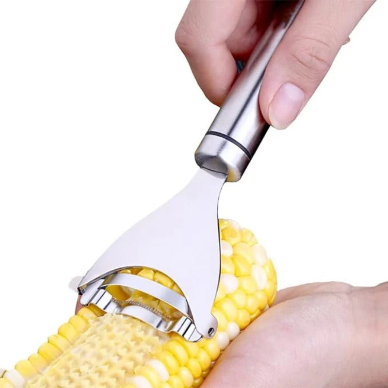 🌽 Master Corn Planer – ✨Heavy-Duty Stainless Steel, Fast & Mess-Free Corn Stripper Tool for Fresh Kitchen Prep! 🏆