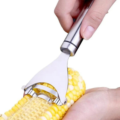 🌽 Master Corn Planer – ✨Heavy-Duty Stainless Steel, Fast & Mess-Free Corn Stripper Tool for Fresh Kitchen Prep! 🏆