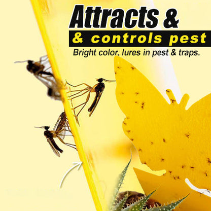 🪴 Sticky Pest Trap —Bright Yellow Attracts & Traps Flying Insects, Non-Toxic & Odorless, Protects Your Plants