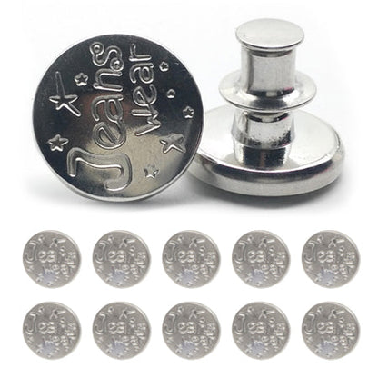 🏆✨Adjustable No-Sew Jeans Button - 🔘Clip On & Go, Fix Loose/Tight Jeans✨