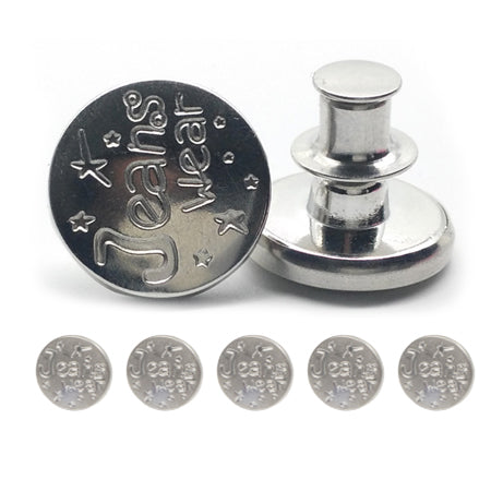 🏆✨Adjustable No-Sew Jeans Button - 🔘Clip On & Go, Fix Loose/Tight Jeans✨