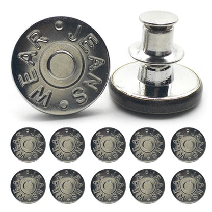 🏆✨Adjustable No-Sew Jeans Button - 🔘Clip On & Go, Fix Loose/Tight Jeans✨