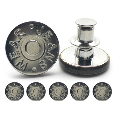 🏆✨Adjustable No-Sew Jeans Button - 🔘Clip On & Go, Fix Loose/Tight Jeans✨
