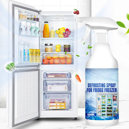 🧊 🎁Discount Price| Defrosting Spray for Fridge Freezer 🎁 Includes Free Spatula
