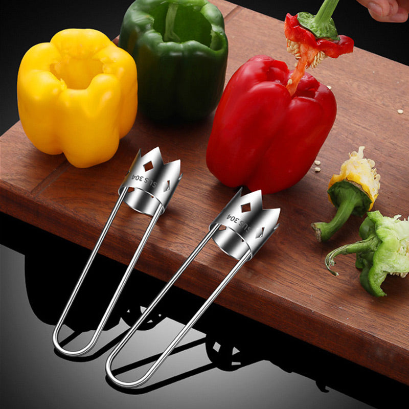 🍎 Universal Fruit Core Remover – ✨Stainless Steel, For Apples, Pears & More🍐