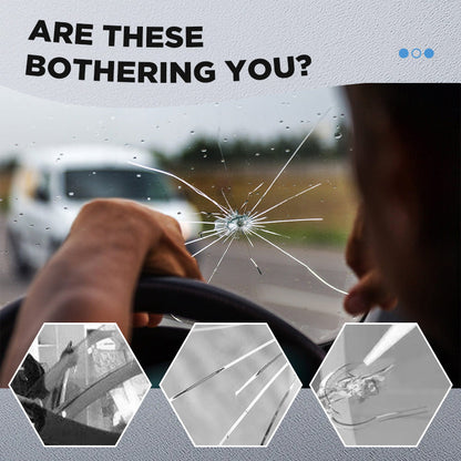 ✨ Professional Glass Repair Kit — Invisible Windshield Crack & Chip Fixer | High-Strength DIY Glass Restoration Tool 🛡️