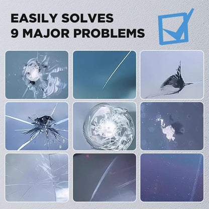 ✨ Professional Glass Repair Kit — Invisible Windshield Crack & Chip Fixer | High-Strength DIY Glass Restoration Tool 🛡️