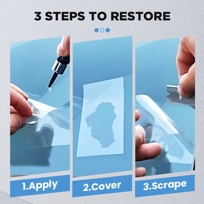 ✨ Professional Glass Repair Kit — Invisible Windshield Crack & Chip Fixer | High-Strength DIY Glass Restoration Tool 🛡️