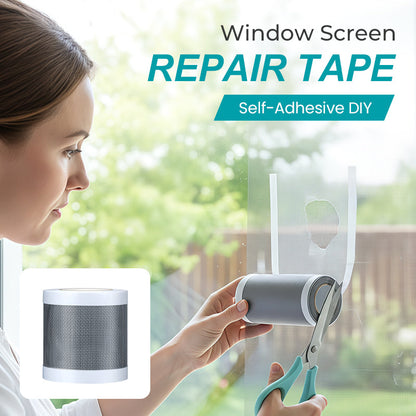 🦟🪟 Self-Adhesive Window Screen Repair Tape — Instant Patch for Tears, Keeps Bugs Out & Air Flowing