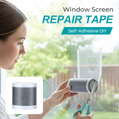 🦟🪟 Self-Adhesive Window Screen Repair Tape — Instant Patch for Tears, Keeps Bugs Out & Air Flowing