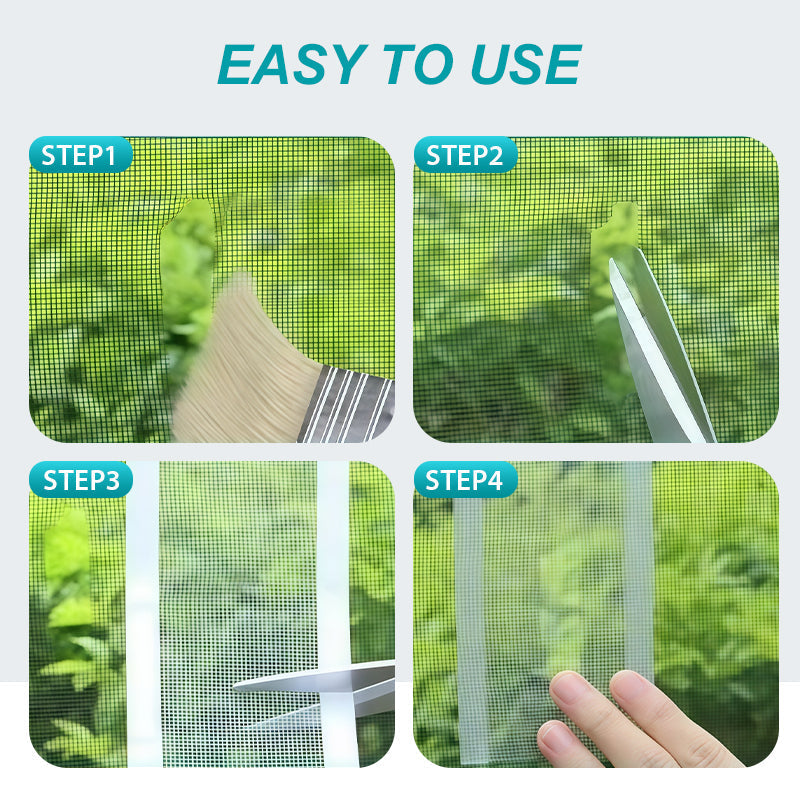 🦟🪟 Self-Adhesive Window Screen Repair Tape — Instant Patch for Tears, Keeps Bugs Out & Air Flowing
