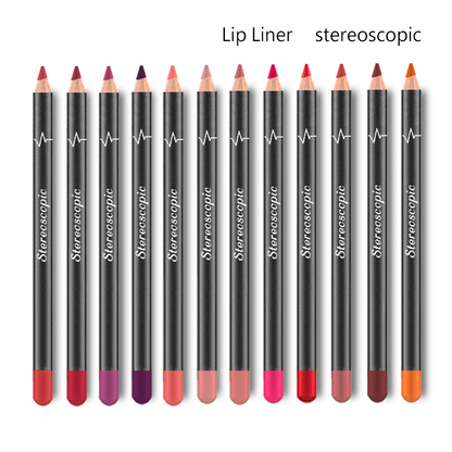💄 All-Day Matte Lip Liner Pencil -Smooth Glide, Locked-in Color, Velvety Matte, Perfect Lip Contour
