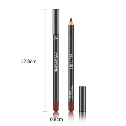 💄 All-Day Matte Lip Liner Pencil -Smooth Glide, Locked-in Color, Velvety Matte, Perfect Lip Contour