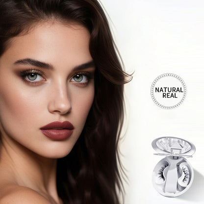 🍃👁️ Magnetic Eyelashes All-in-One Box —Glue-Free & Waterproof, Reusable, Natural Look