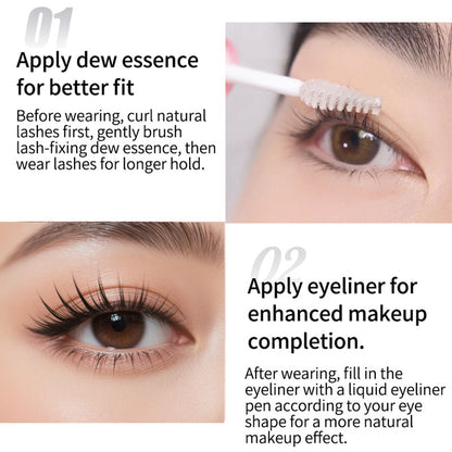 🍃👁️ Magnetic Eyelashes All-in-One Box —Glue-Free & Waterproof, Reusable, Natural Look