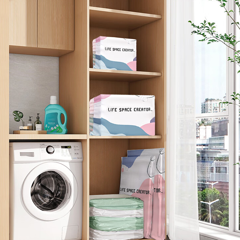 ✨ No-Pump Revolutionary Vacuum Storage Bags —Space-Saving Compression Bags for Bedding & Clothes | Tool-Free Organization Solution 🏠