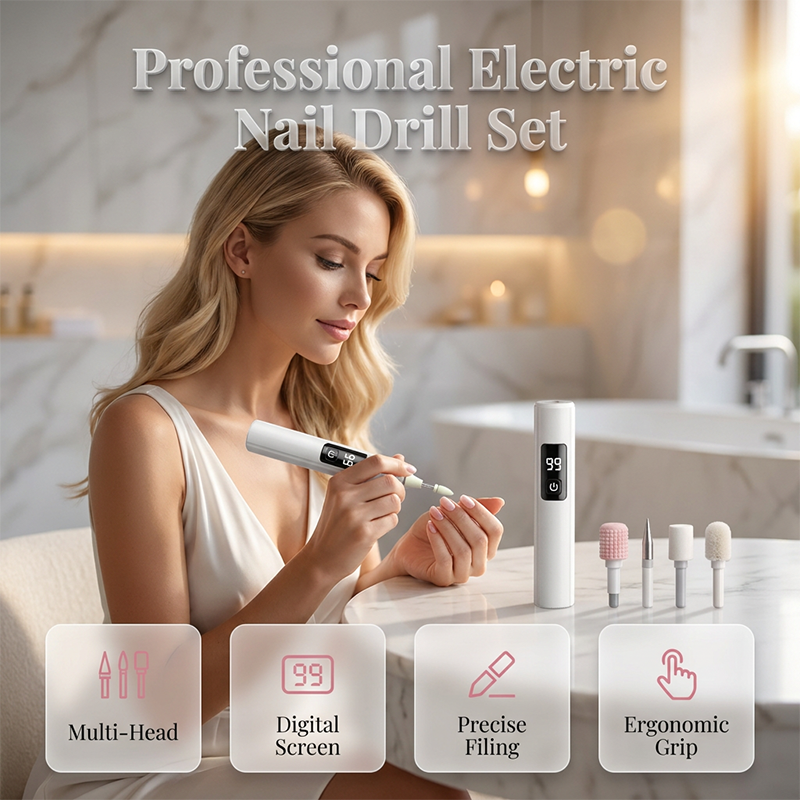 💅 Professional Electric Nail Drill Kit | Effortless Gel Removal & Salon Shaping at Home ✨
